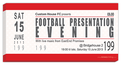 football presentation tickets